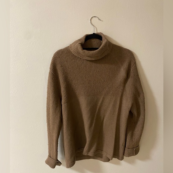 Zachary Prell Brown Turtleneck Sweater - Picture 1 of 4